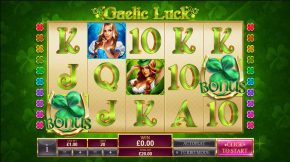 Gaelic Luck Bonus