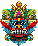 Bali Dragon Maske Symbol