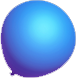 Mega Party Bucks Blauer Ballon Symbol