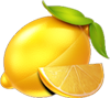 Mighty Munching Melons Zitrone Symbol