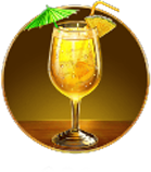 Strawberry Cocktail Gelber Cocktail Symbol