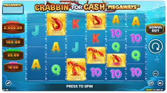 Crabbin' for Cash Megaways Spielverlauf