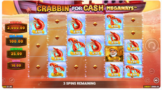 Crabbin' for Cash Megaways Blitz-Spins-Modus