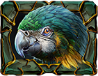 Rainforest Gold Papagei Symbol