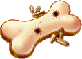 The Dog House - Dog or Alive Knochen Symbol