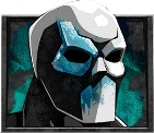 Cash Crew Blaue Maske Symbol
