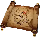 Cursed Treasure Karte Symbol