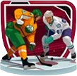 Hockey Fever Penny Roller Eishockeyspieler Symbol