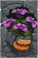 Honey Hunters Violette Blume Symbol